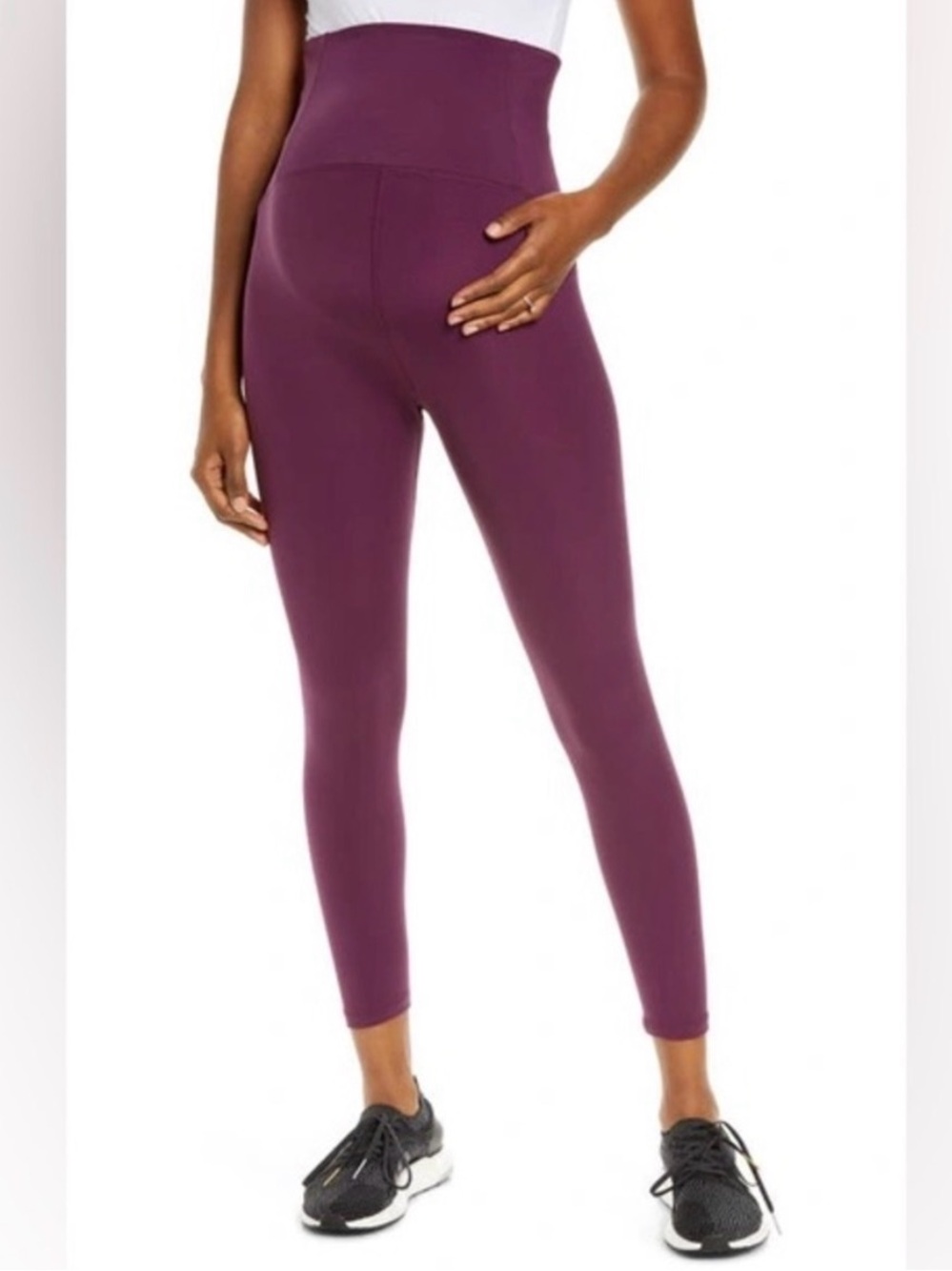 girlfriend collective Black Maternity Leggings